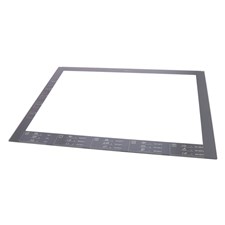 Panel Door Glass Silkscreened 524mm