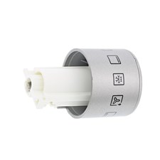 Knob, Function, Inox, 9+0