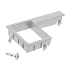 End Cap For Buttons Right Hand Grey