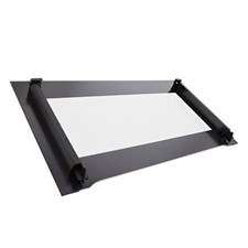 Panel Door Front Glass Stainless 591 X 331mm